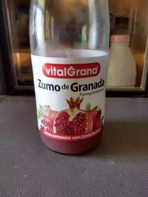 Zumo de granada pasteurizado Vitalgrana 750 ml, code 8437012327139