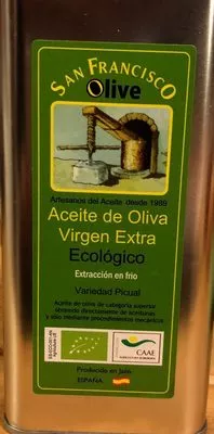 Aceite de Oliva Virgen Extra Ecológico San Francisco , code 8437012359116