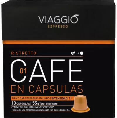 Café En Capsulas Ristretto 01 Viaggio , code 8437013660006