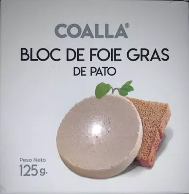 Bloc de foie gras Coalla 125 g, code 8437013815017