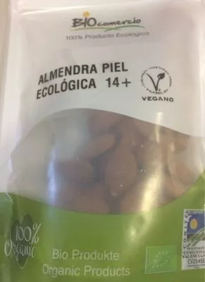 Almendra piel ecológica bio comercio 100 g, code 8437014360011