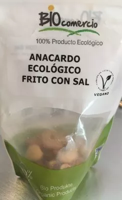 Anacardo ecologico frito con sal bio comercio , code 8437014360318