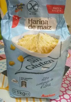 Harina de maíz sin gluten Auchan 1 kg, code 8437014376456