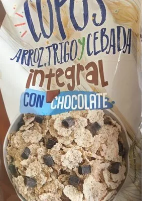 Copos arroz integrales con chocolate  , code 8437014376920