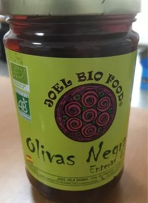 Aceitunas Bio Negras naturales (enteras) joel bio food , code 8437014477252