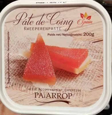 Pâte de Coing PAiARROP 200 g, code 8437014508550