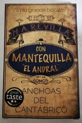 Anchoas del Cantábrico con mantequilla M.A. Revilla , code 8437015361109