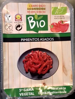 pimientos asados Campo Rico 250 g neto, 180 g escurrido, code 8437015489117