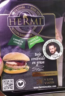 Hamburguesa carne de conejo Hermi , code 8437016224021