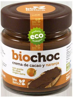 Biochoc crema de cacao y naranja bioBética 200 g, code 8437016495322