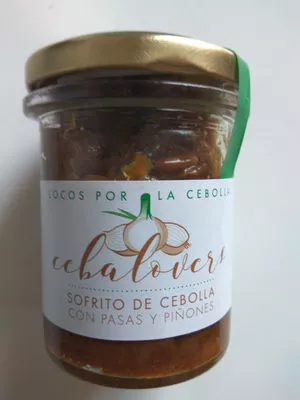 Sofrito de cebolla con pasas y piñones Cebalovers 190 g, code 8437016702048