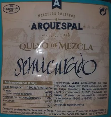 Queso de mezcla semicurado  , code 8437017048305