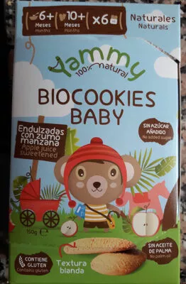 Biocookies baby yammy 150g, code 8437017049104