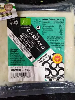 Queso manchego ecológico  , code 8437017420378