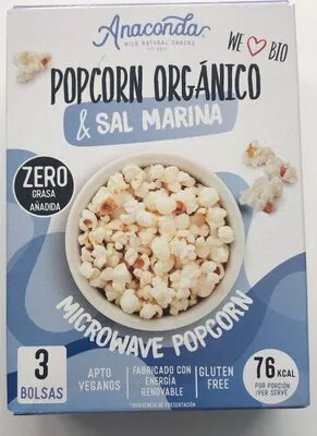 Popcorn Orgánico Anaconda , code 8437017627111