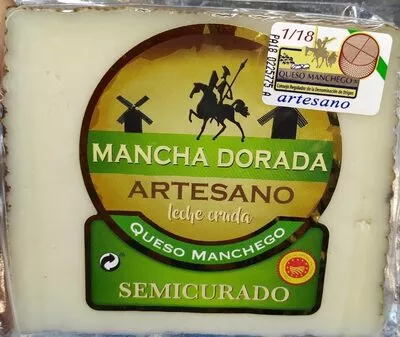 Queso manchego dop Mancha Dorada , code 8437018116355