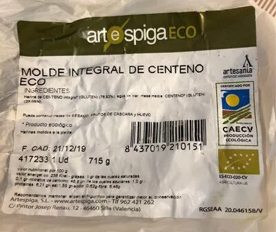 Molde Integral de Centeno  , code 8437019210151