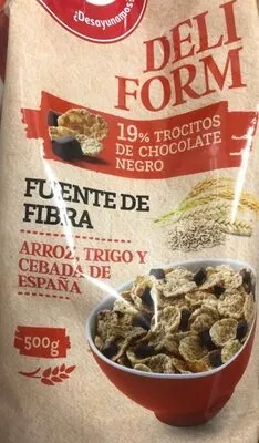 Deli Form 19% trocitos de chocolate negro Auchan 500 g, code 8437019616052