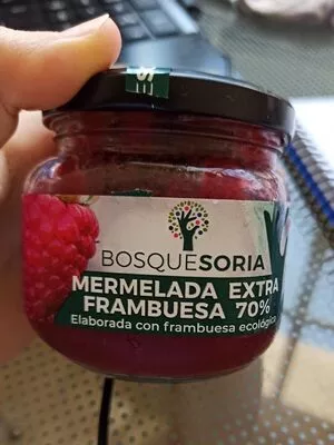 Mermelada extra frambuesa 70% bosque soria , code 8437021534047