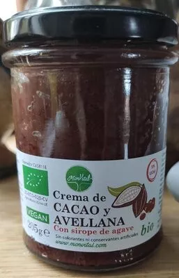 Crema de cacao y avellana  205 g, code 8452639020027