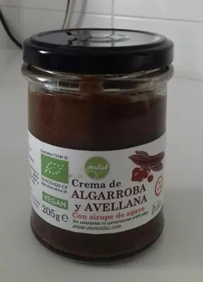 Crema de algarroba y avellana  205 g, code 8452639020034