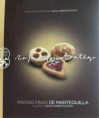 Pastas finas de mantequilla rafa gorrotxategi , code 8453632050349