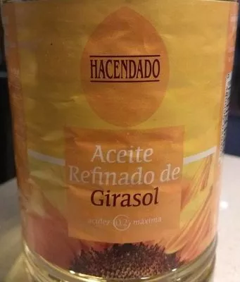 Aceite refinado de girasol Hacendado 1 l, code 8480000040404