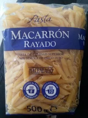 Macarrón rayado Hacendado 250 g, code 8480000062789