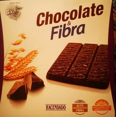 Chocolate & fibra Hacendado , code 8480000094735