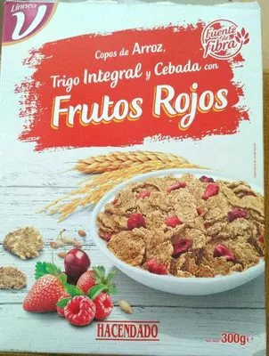 Copos de arroz frutos rojos Hacendado 300 g, code 8480000094865