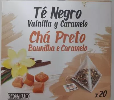 Té negro vainilla y caramelo Hacendado , code 8480000113856