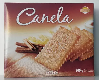 Galletas canela Hacendado 500 g (2 x 250 g), code 8480000144157