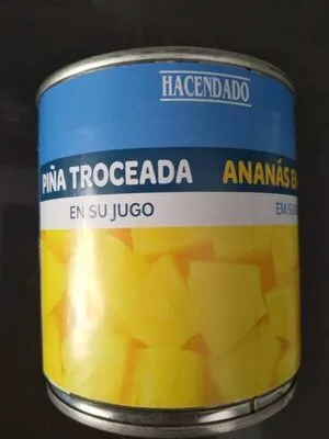 Piña troceada en su jugo Hacendado 425 g, code 8480000152190