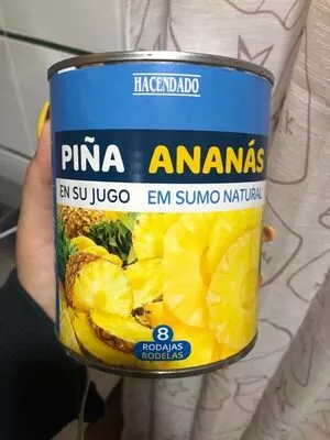 Piña en su jugo Hacendado , code 8480000152206