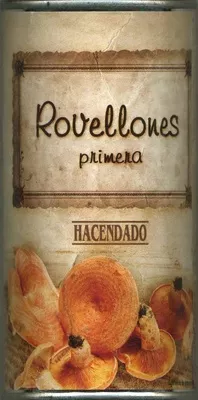 Rovellones en conserva Hacendado 350 g (neto), 175 (escurrido), 370 ml, code 8480000166074