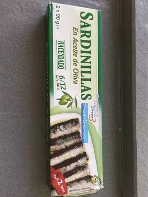 Sardinillas en aceite de oliva Hacendado 2 x 90, code 8480000182104