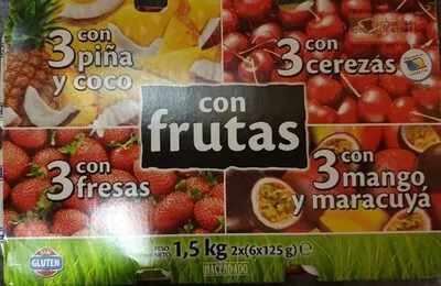 Yogurt con frutas Hacendado 6 x 125 g, code 8480000203014