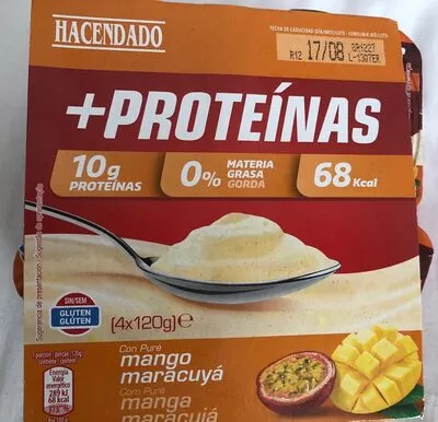 Yogur +proteínas mango maracuyá Hacendado , code 8480000211514