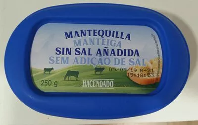 Mantequilla sin sal añadida Hacendado 250g, code 8480000212719