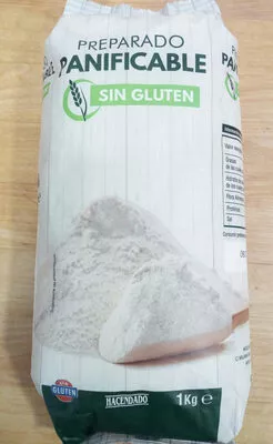 Preparado panificable sin gluten Hacendado 1 kg, code 8480000291714