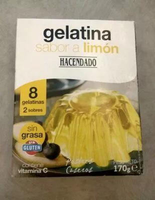 Gelatina - Sabor a limón Hacendado , code 8480000323064