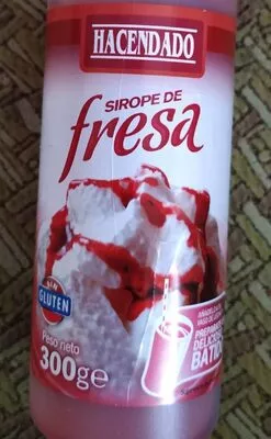 Sirope de fresa Hacendado 300 g, code 8480000323309