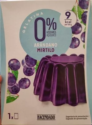 Gelatina 0% arándano Hacendado , code 8480000323699