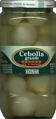 Cebolla grande Hacendado 670 g (neto), 370 g (escurrido), 720 ml, code 8480000330055