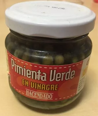 Pimienta verde en vinagre Hacendado , code 8480000330215