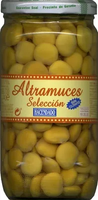 Altramuces Hacendado 690 g (neto), 440 g (escurrido), 720 ml, code 8480000330987