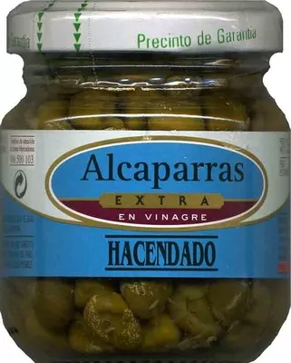 Alcaparras en vinagre Hacendado 135 g (neto), 80 g (escurrido), 150 ml, code 8480000331809