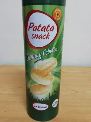 Patata snack crema y cebolla La Llanura 176gr, code 8480000336057