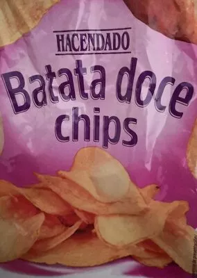 Batata doce chips Hacendado 90 g, code 8480000336255