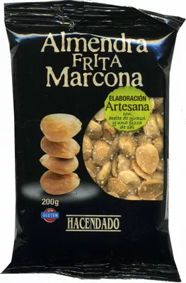 Almendra frita marcona Hacendado 200 g, code 8480000340016